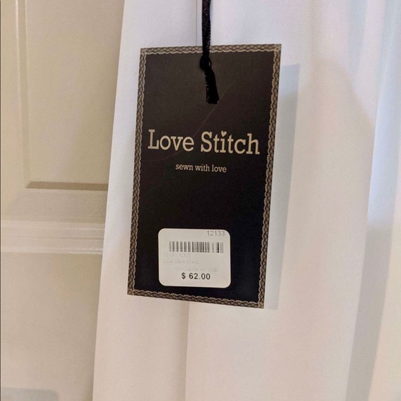 Black & White Love Stitch Formal Dress - Picture 5 of 5